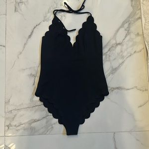 Marysia black halter one piece. Never been worn. Perfect condition